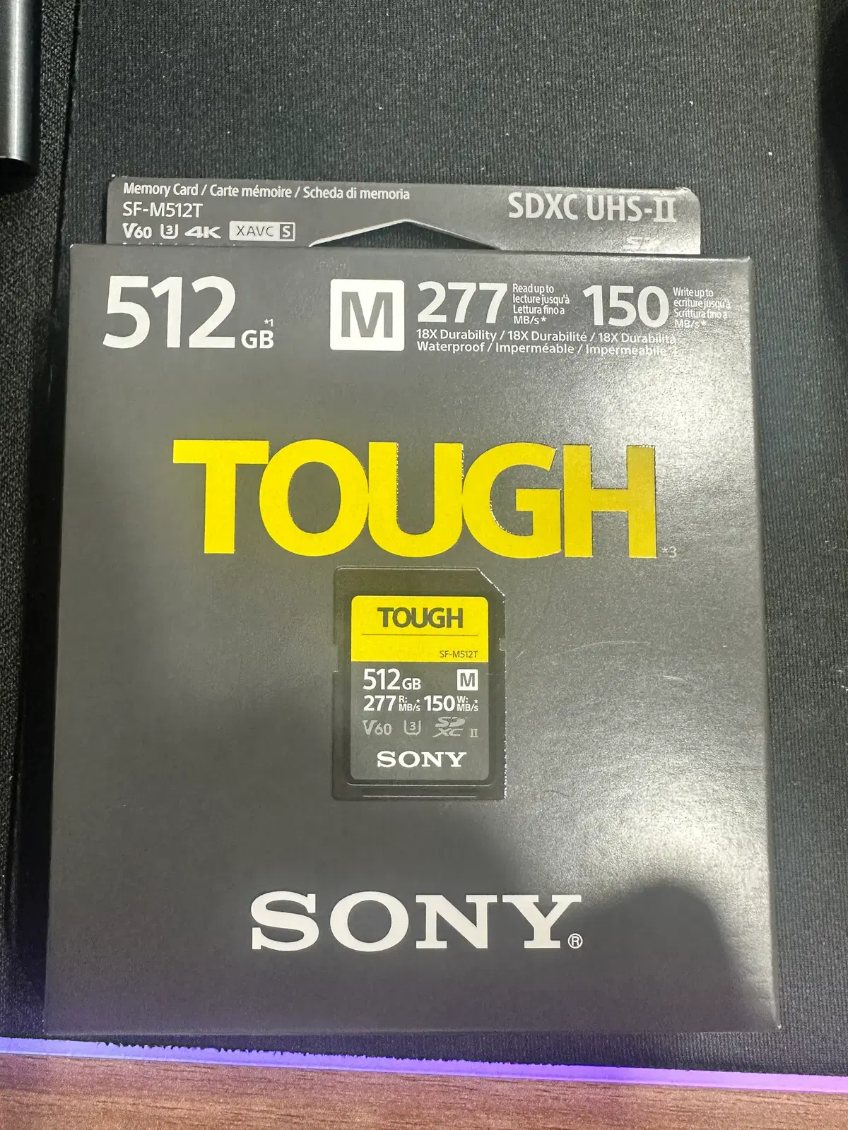 S급/풀박스] 소니 터프 SF-M512T SD카드 512GB 팝니다 | 브랜드 중고